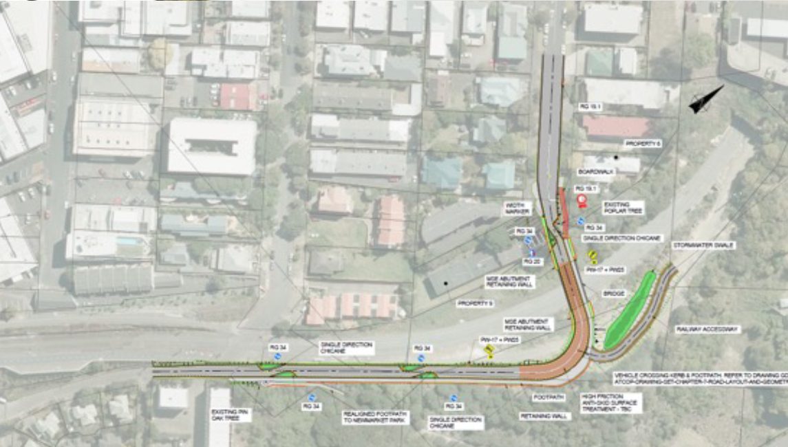 Newmarket Crossing / Cowie Street Bridge