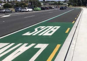 Puhinui Road and Lambie Drive Bus Priority Lanes